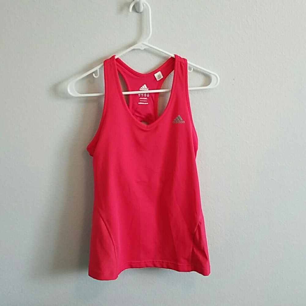 Adidas Pink Workout Tank with Internal Support